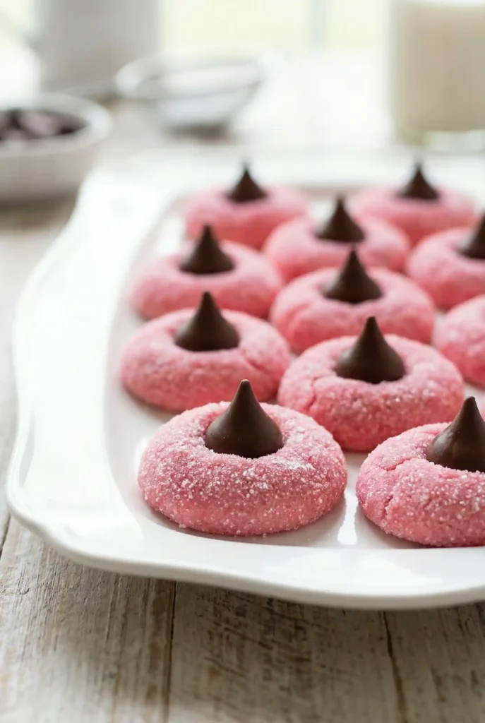 Strawberry Kiss Cookies