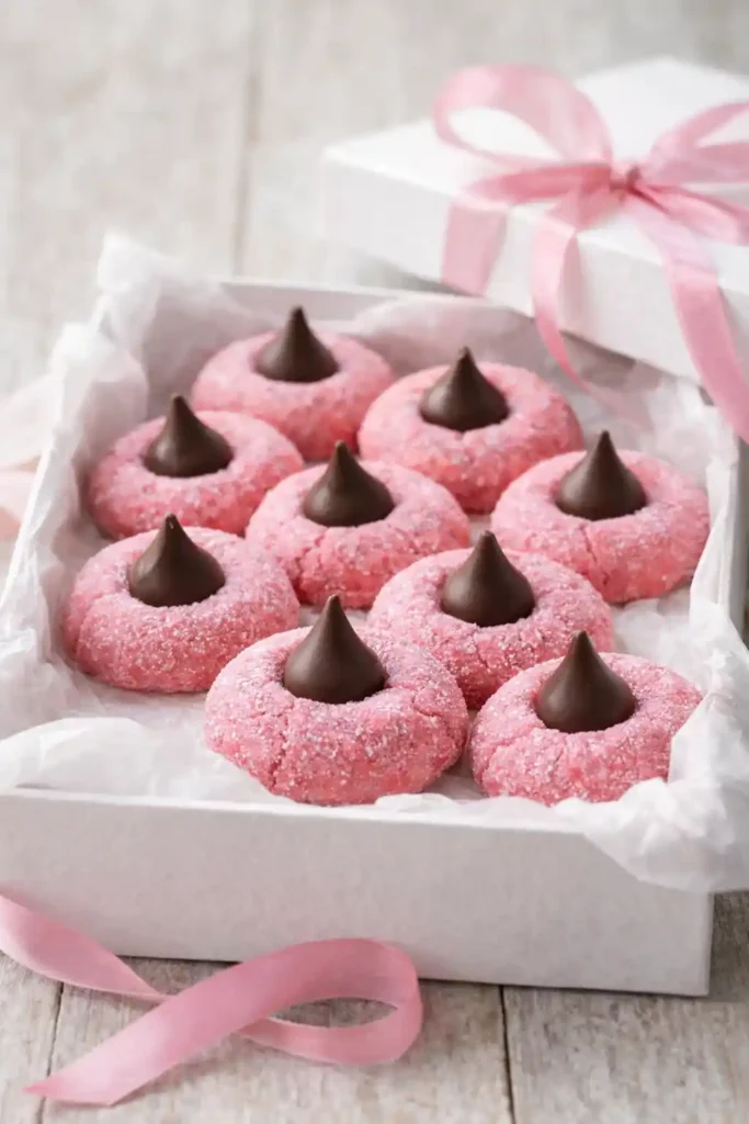 Strawberry Kiss Cookies