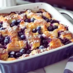 Blueberry French Toast Casserole