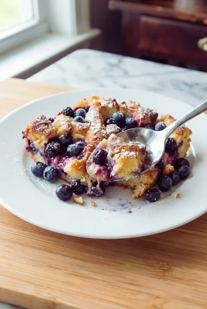 Blueberry French Toast Casserole