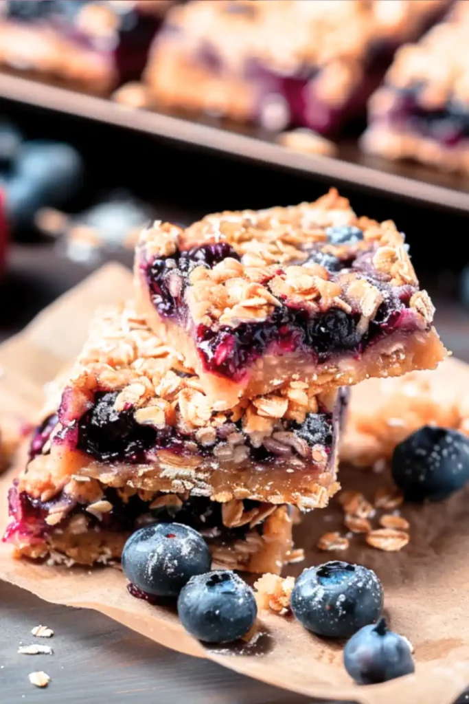 Blueberry Oatmeal Bars