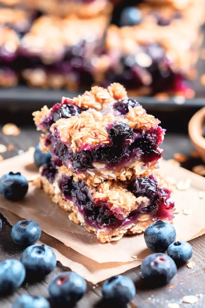 Blueberry Oatmeal Bars