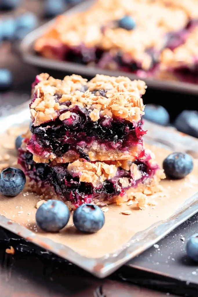 Blueberry Oatmeal Bars