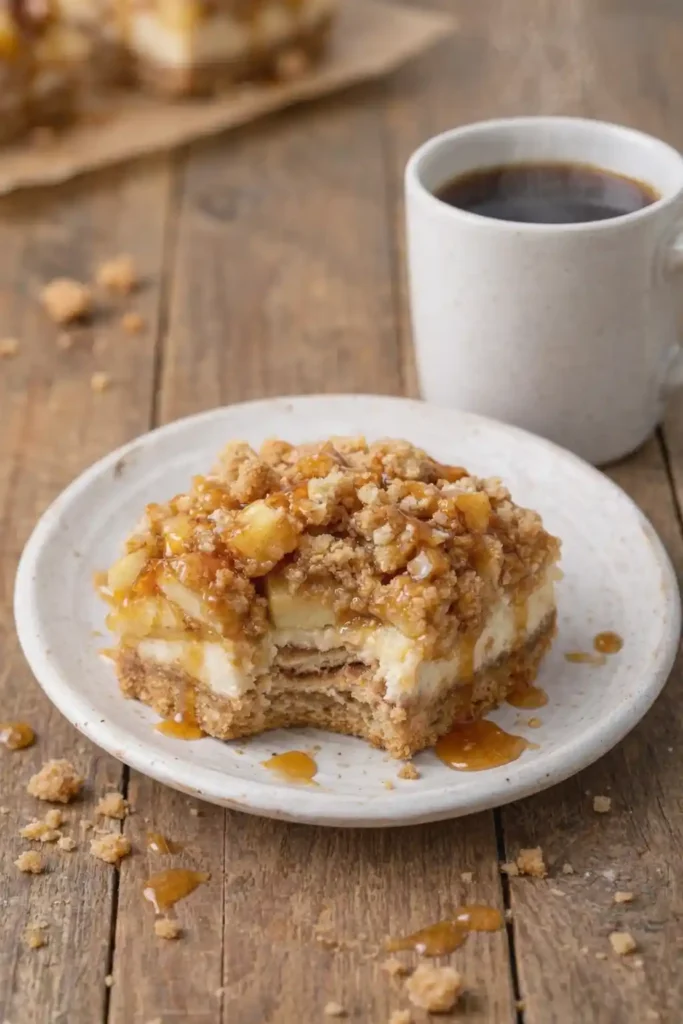 Caramel Apple Cheesecake Bars