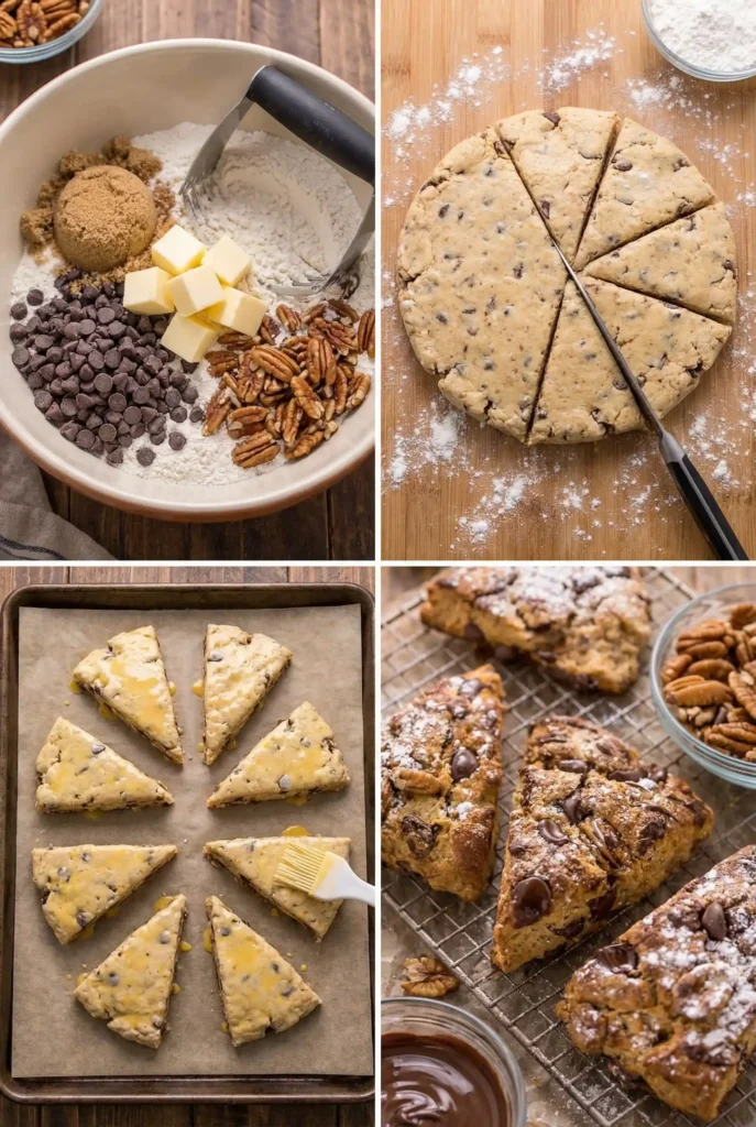 Chocolate Chip Pecan Scones