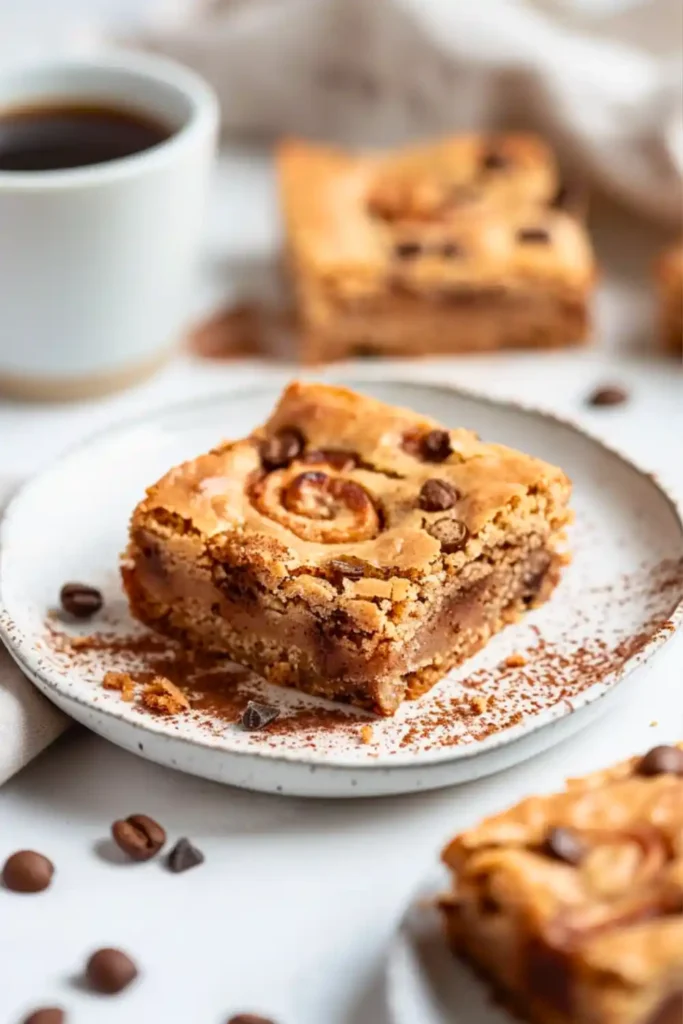 Cinnamon Roll Blondies