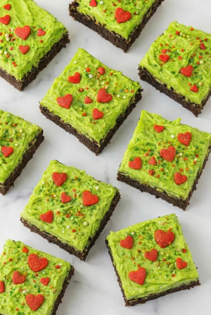 Grinch Brownies