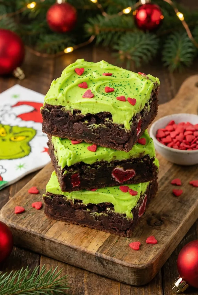 Grinch Brownies