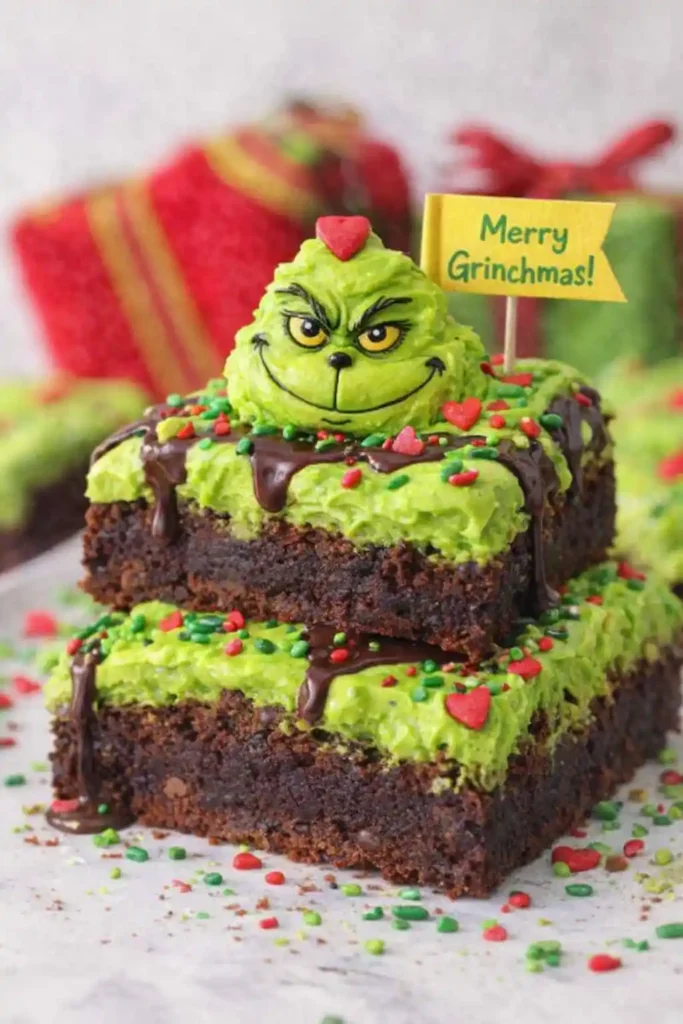 Grinch Brownies