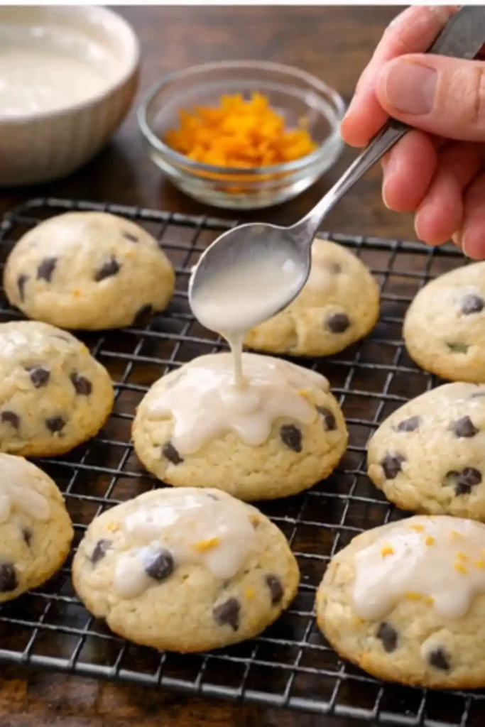 Orange Chocolate Chip Ricotta Cookies