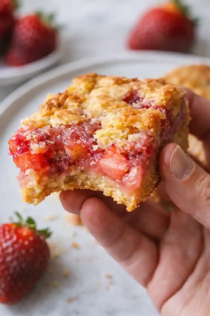 Strawberry Rhubarb Bars