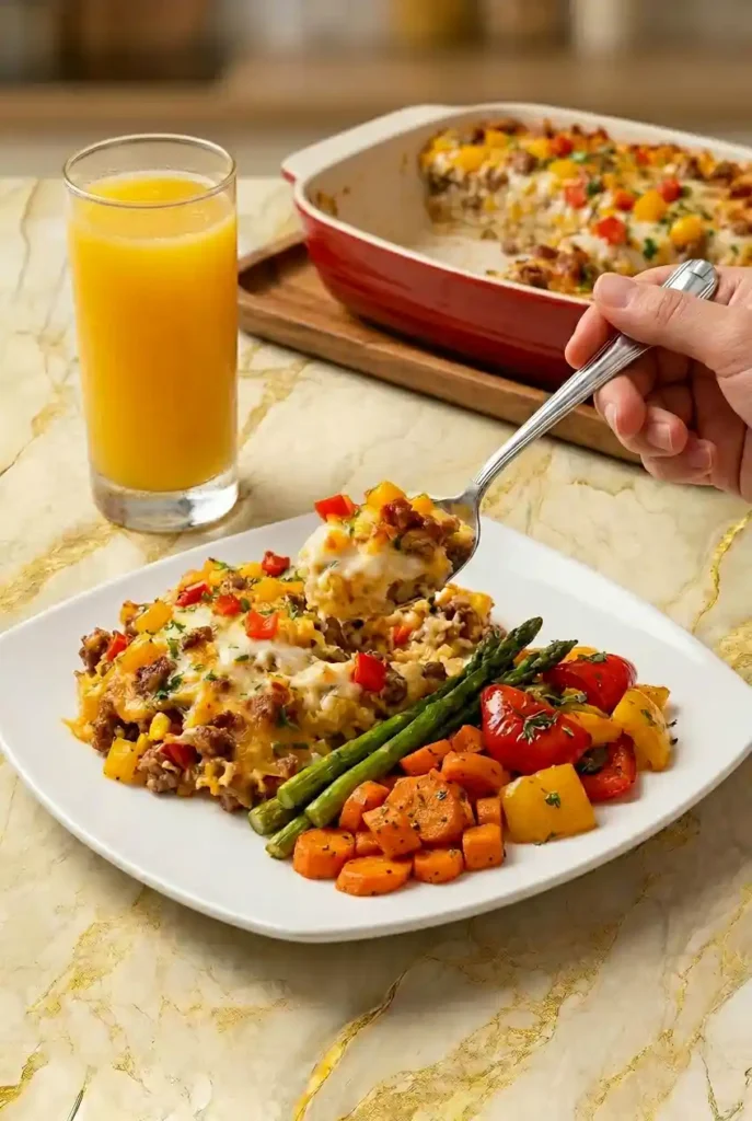 Hashbrown Casserole with Sausage