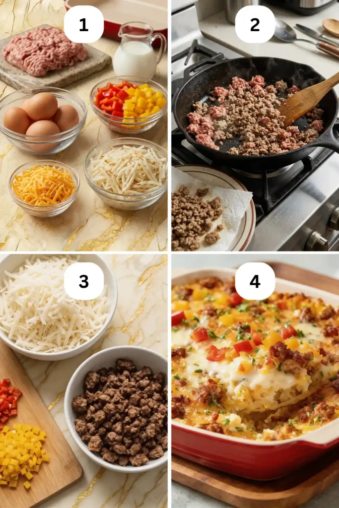 Hashbrown Casserole with Sausage