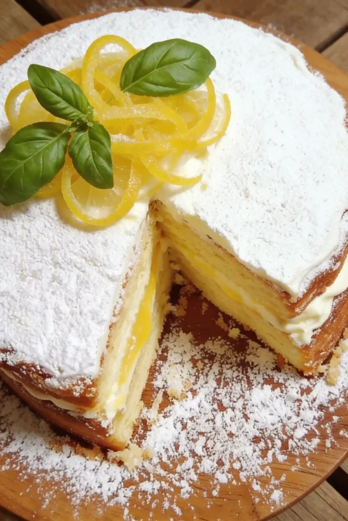 Italian Lemon Cream Cake