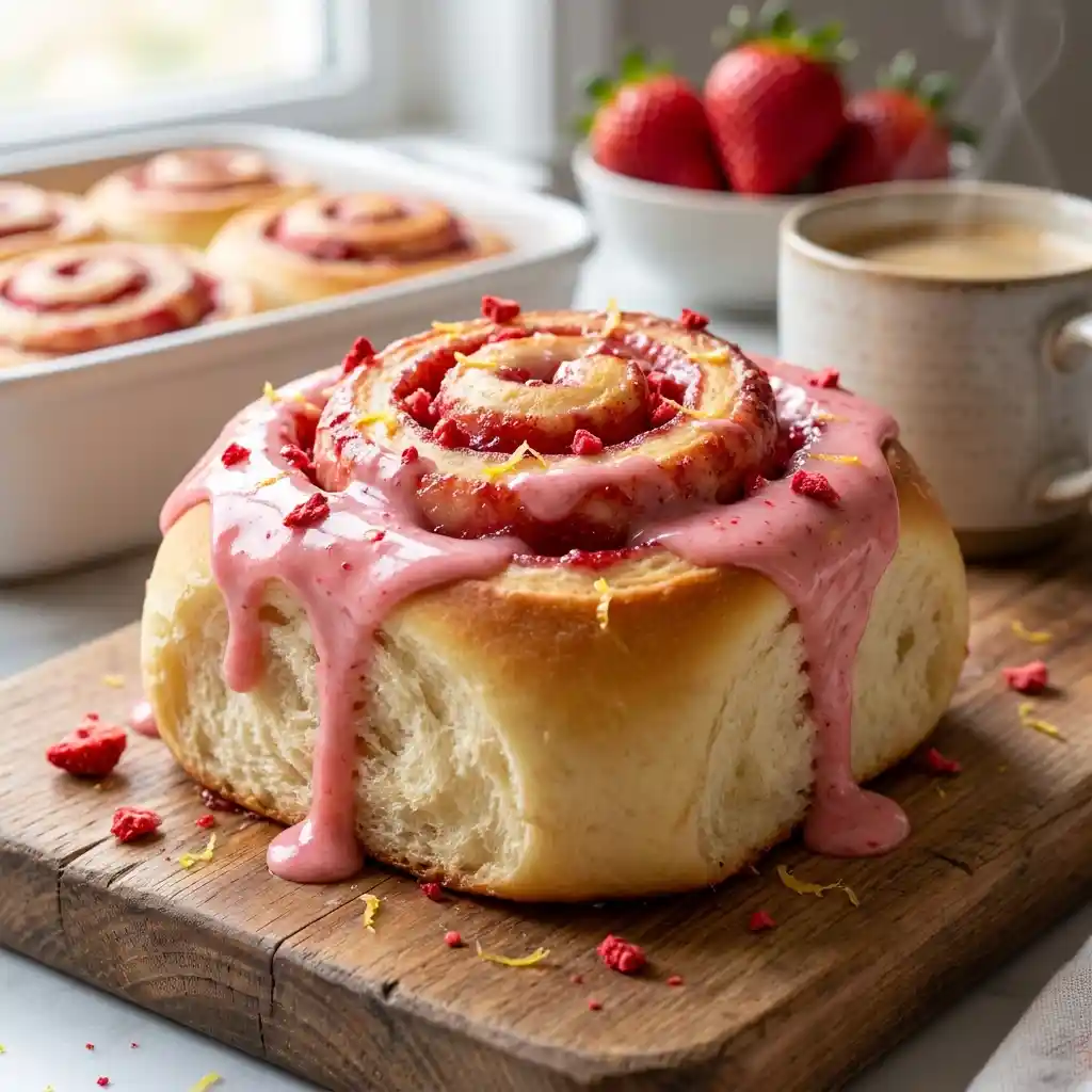 Easy Strawberry Sweet Rolls