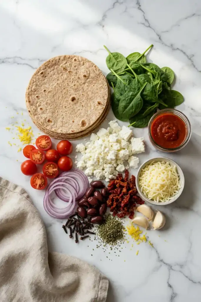 Mediterranean Quesadillas