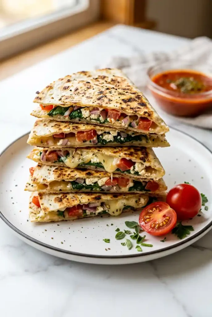 Mediterranean Quesadillas