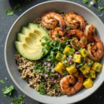 Shrimp and Avocado Bowls with Mango