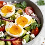 Workout Egg Avocado Salad