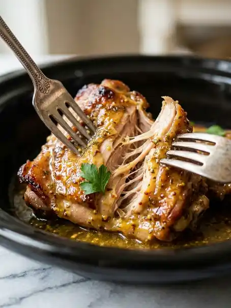 Slow Cooker Honey Mustard Chicken