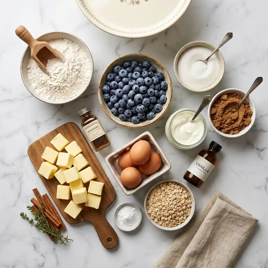 Blueberry Breakfast Cake Ingredients