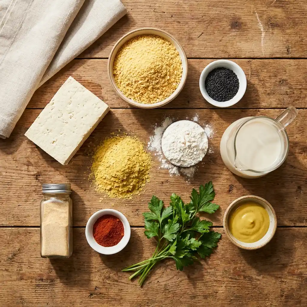 Crispy Vegan Tofu Tenders Ingredients