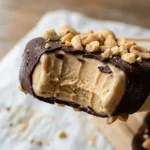 Keto Chocolate Peanut Butter Popsicles