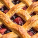 Strawberry Cherry Sheet Pie
