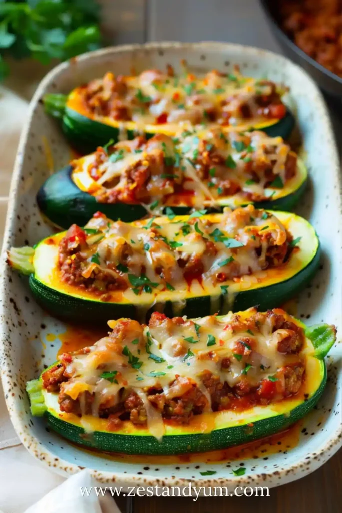 Stuffed Zucchini Boats